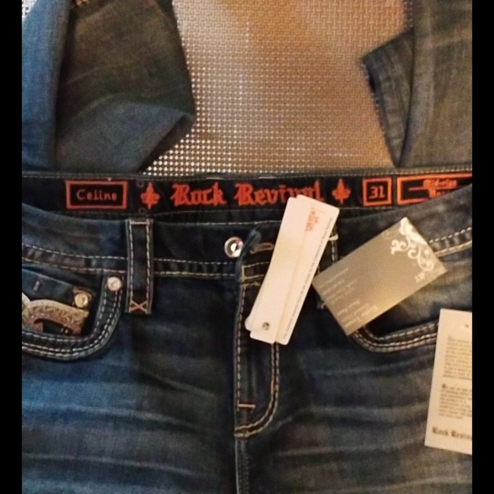 Rock Revival Bootcut Jeans-size 31